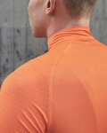 POC maillot de verano de manga larga - ESSENTIAL ROAD - naranja/negro