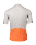 POC jersey de manga corta - ESSENTIAL ROAD LOGO - gris/naranja