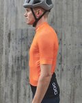 POC jersey de manga corta - ESSENTIAL ROAD - naranja/negro