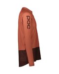POC maillot de verano de manga larga - MTB PURE - marrón/naranja