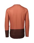 POC maillot de verano de manga larga - MTB PURE - marrón/naranja