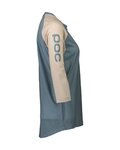 POC jersey de manga corta - MTB PURE 3/4 LADY - azul claro/beige