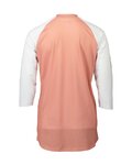 POC jersey de manga corta - MTB PURE 3/4 LADY - blanco/rosa