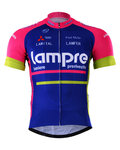 jersey de manga corta - LAMPRE 2017 - rosa/azul