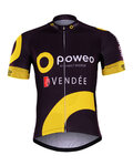 jersey de manga corta - DIRECT ENERGIE 2017 - negro/amarillo