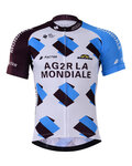 jersey de manga corta - AG2R 2017 - blanco/azul claro/negro