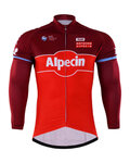 maillot de invierno de manga larga - KATUSHA 2017 WINTER - granate/rojo