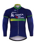 maillot de invierno de manga larga - ORICA 2017 WINTER - azul