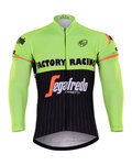 maillot de invierno de manga larga - TREK 2017 WINTER - negro/amarillo