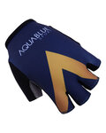 guantes de dedos cortos - AQUA BLUE 2017 - dorado/azul