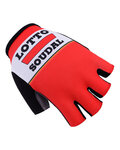 guantes de dedos cortos - LOTTO 2017 - granate/rojo