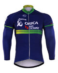 maillot de verano de manga larga - ORICA 2017 SUMMER - azul/verde