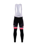 pantalones largos con tirantes - TREK ROSE SUMMER - negro/rosa