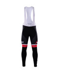 pantalones largos con tirantes - TREK 2017 SUMMER - negro/rojo