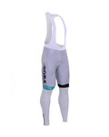 pantalones largos con tirantes - BORA UCI 2017 WINTER - blanco
