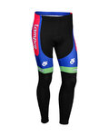 pantalones largos sin tirantes - LAMPRE 2013 WINTER - azul/rosa/negro
