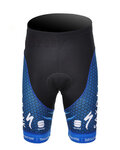 pantalones cortos sin tirantes - SAXO BANK 2012 - negro/azul