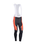 pantalones largos con tirantes - SPECIAL 2013 SUMMER - negro/rojo