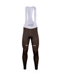 pantalones largos con tirantes - AG2R 2018 WINTER - marrón