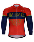 maillot de invierno de manga larga - B. MERIDA 2018 WNT - azul/rojo