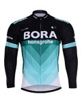 maillot de invierno de manga larga - BORA 2018 WINTER - negro/verde
