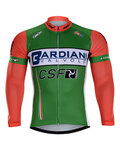 maillot de verano de manga larga - BARDIANI 2018 SUMMER - naranja/verde