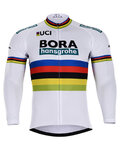 maillot de verano de manga larga - BORA UCI 2018 SUMMER - blanco/multicolor