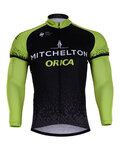 maillot de verano de manga larga - ORICA 2018 SUMMER - verde/negro
