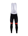 pantalones largos con tirantes - TREK 2018 SUMMER - negro/rojo