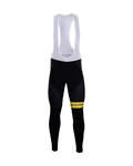 pantalones largos con tirantes - LOTTO 2018 SUMMER - negro/amarillo