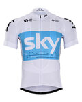 jersey de manga corta - SKY 2018 KIDS - azul claro/blanco