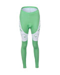 pantalones largos sin tirantes - CYCLINGBOX LADY SMR - blanco/verde