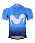 jersey de manga corta - MOVISTAR UWT 2018 - azul claro