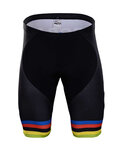 pantalones cortos sin tirantes - BORA UCI 2018 KIDS - multicolor/negro