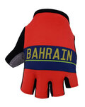 guantes de dedos cortos - BAHRAIN MERIDA 2018 - azul/rojo