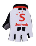 guantes de dedos cortos - SUNWEB 2018 - rojo/blanco