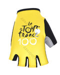 guantes de dedos cortos - TOUR DE FRANCE - amarillo