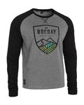 ROCDAY camiseta de manga larga - CREST - negro/gris