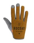 ROCDAY guantes de dedos largos - ELEMENTS - gris/amarillo