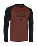 ROCDAY maillot de verano de manga larga - PATROL - negro/rojo