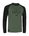 ROCDAY maillot de verano de manga larga - PATROL - negro/verde