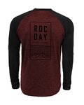 ROCDAY maillot de verano de manga larga - STAGE - rojo/negro