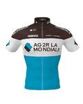 ROSTI jersey de manga corta - AG2R 2020 - azul/marrón/blanco