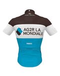 ROSTI jersey de manga corta - AG2R 2020 - azul/marrón/blanco