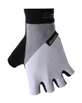 SANTINI guantes de dedos cortos - ORIGINE - blanco