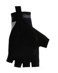 SANTINI guantes de dedos cortos - ORIGINE - blanco