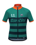 SANTINI jersey de manga corta - 365GS KIDS - azul/naranja