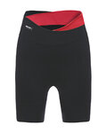 SANTINI pantalones cortos sin tirantes - SFIDA LADY - negro/rojo