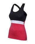 SANTINI maillot sin mangas - SCIA LADY - rojo/negro