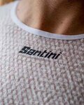 SANTINI Camiseta de manga corta - ALPHA - blanco
